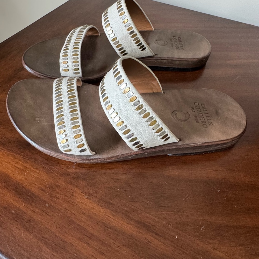 Colleen Cordero Adella leather sandals